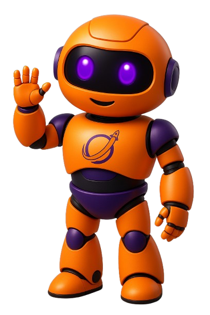 Mascote OnUpDigital representando o kit Google Meu Negócio